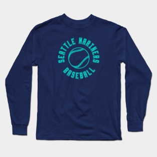 Seattle Mariners Baseball Long Sleeve T-Shirt